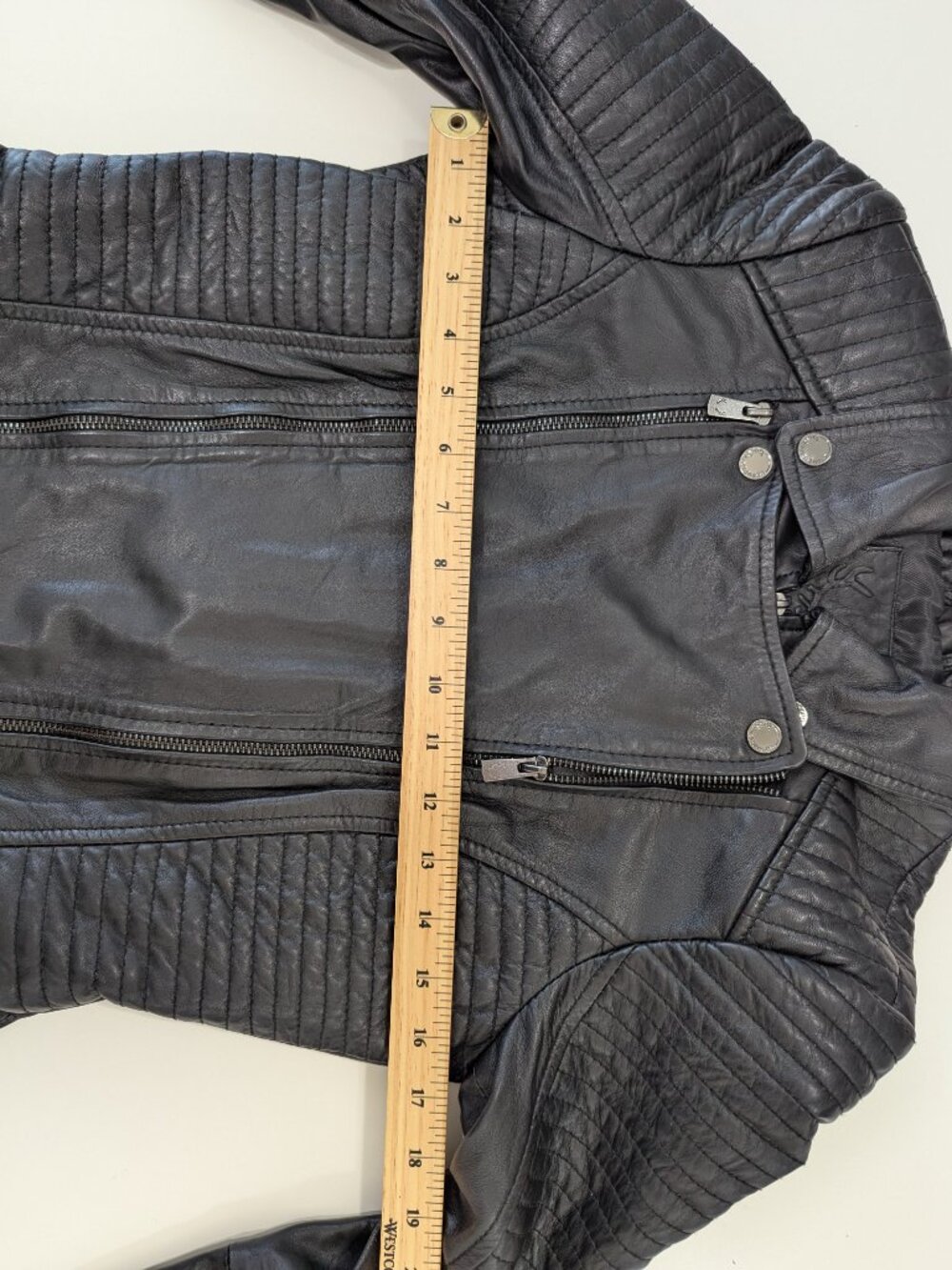Bod & Christensen Black Leather Jacket - Picture 8 of 11